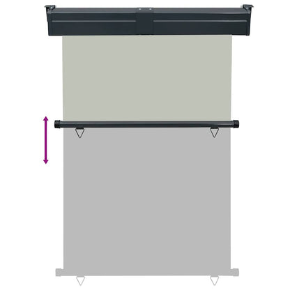 Balkon-Seitenmarkise 125x250 cm Grau