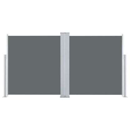 Ausziehbare Seitenmarkise Anthrazit 100 x 600 cm
