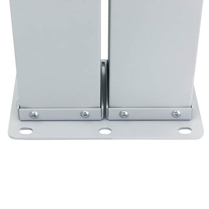 Ausziehbare Seitenmarkise Braun 100 x 600 cm