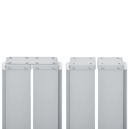 Ausziehbare Seitenmarkise Blau 100 x 600 cm