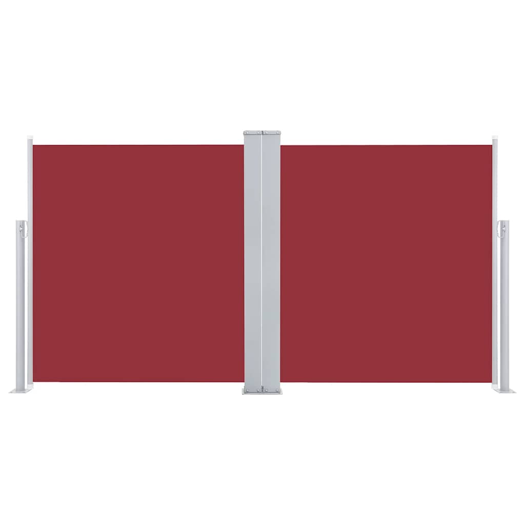 Ausziehbare Seitenmarkise Rot 100 x 600 cm