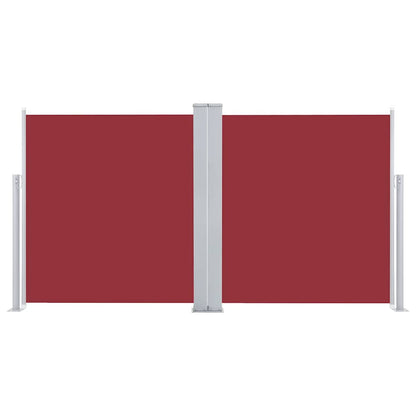 Ausziehbare Seitenmarkise Rot 100 x 600 cm