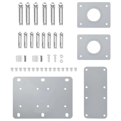 Ausziehbare Seitenmarkise Rot 100 x 600 cm