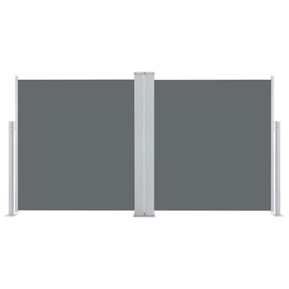 Ausziehbare Seitenmarkise Anthrazit 120 x 600 cm