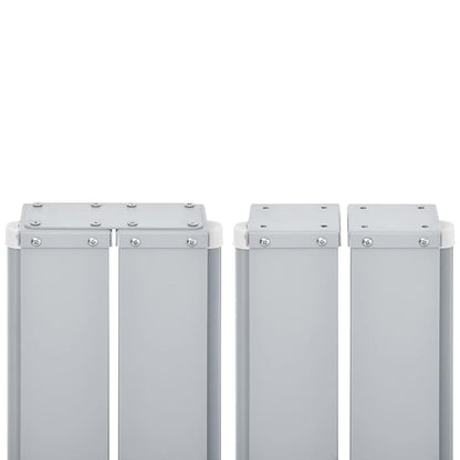 Ausziehbare Seitenmarkise Braun 120 x 600 cm