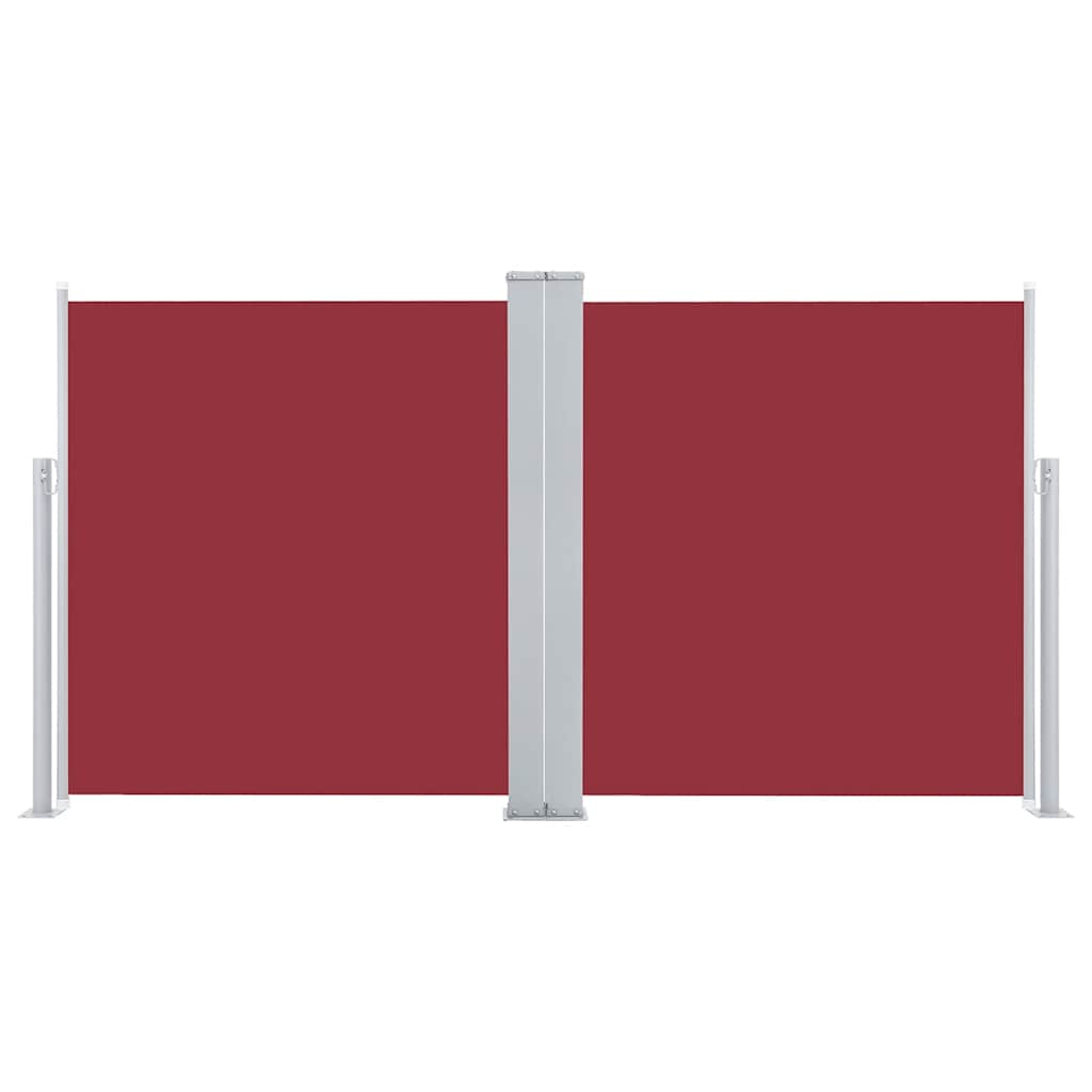 Ausziehbare Seitenmarkise Rot 120 x 600 cm