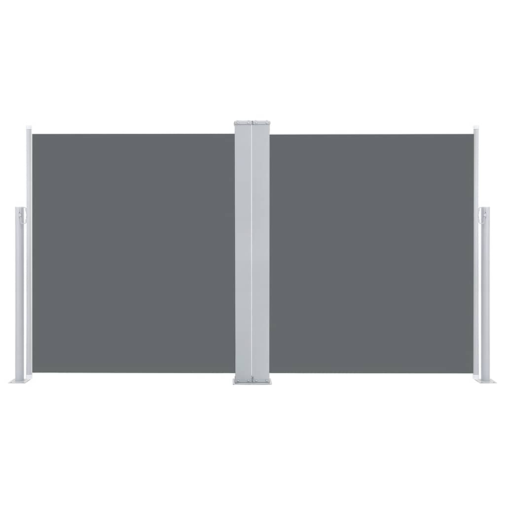 Ausziehbare Seitenmarkise Anthrazit 140 x 600 cm