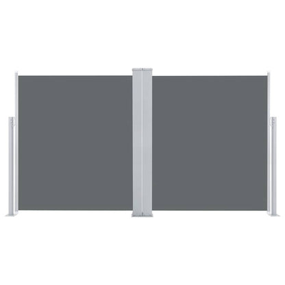 Ausziehbare Seitenmarkise Anthrazit 140 x 600 cm