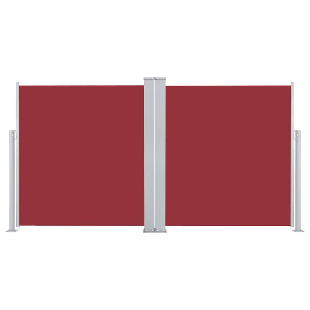 Ausziehbare Seitenmarkise Rot 160 x 600 cm