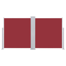 Ausziehbare Seitenmarkise Rot 160 x 600 cm