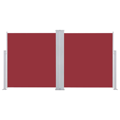 Ausziehbare Seitenmarkise Rot 160 x 600 cm
