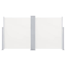 Ausziehbare Seitenmarkise Doppelt 170 x 600 cm Creme