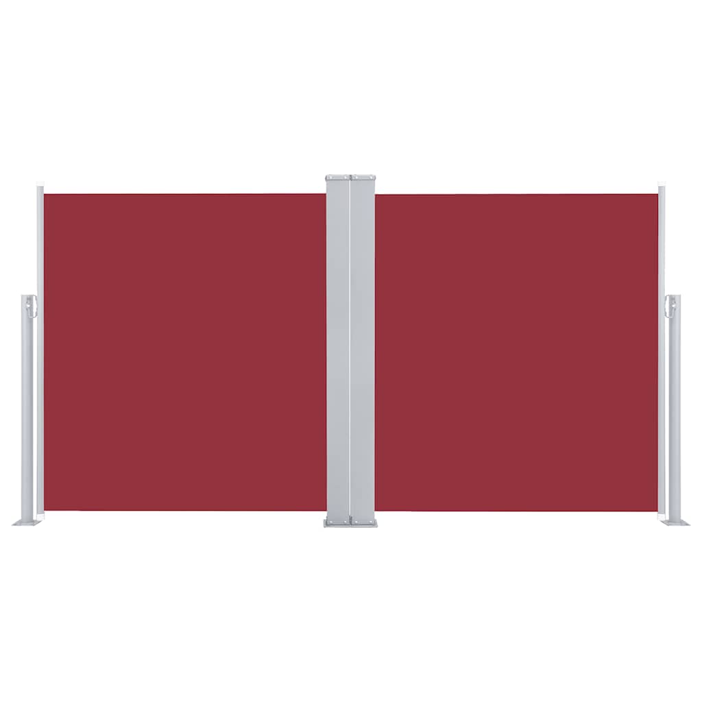 Ausziehbare Seitenmarkise 170 x 600 cm Rot