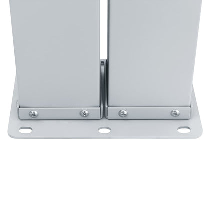 Ausziehbare Seitenmarkise Schwarz 100 x 1000 cm