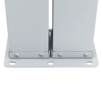 Ausziehbare Seitenmarkise Braun 100 x 1000 cm