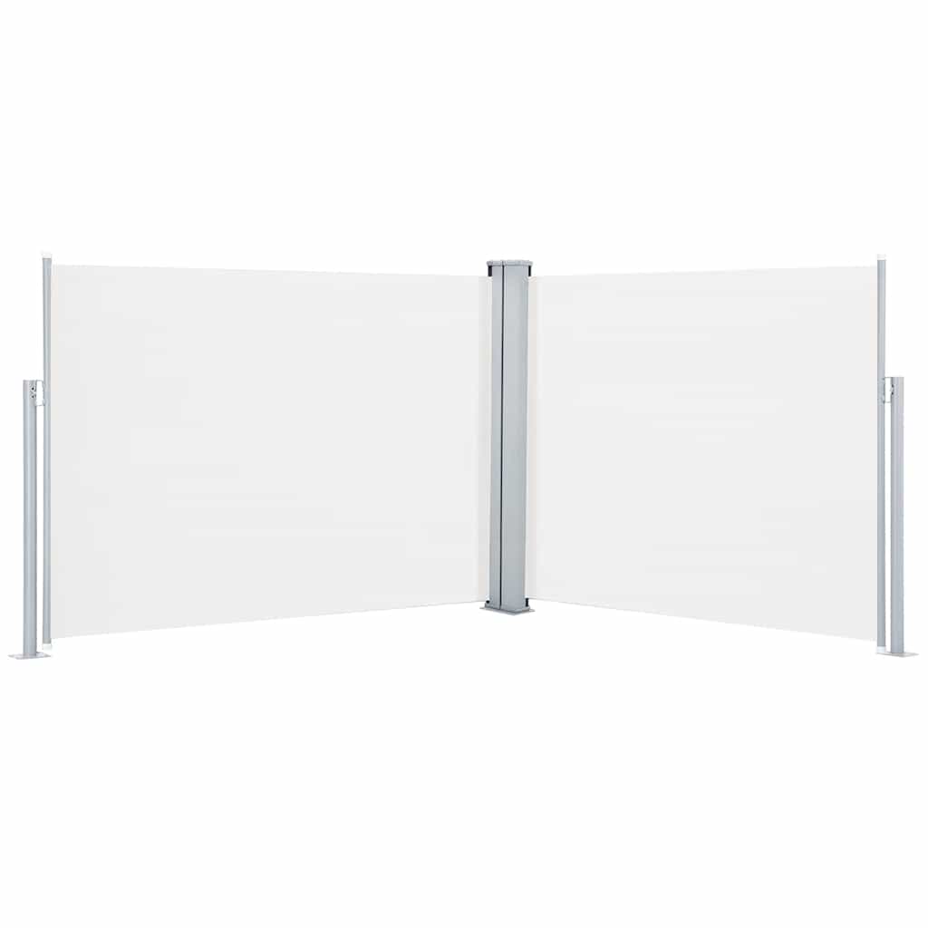 Ausziehbare Seitenmarkise Creme 140 x 1000 cm