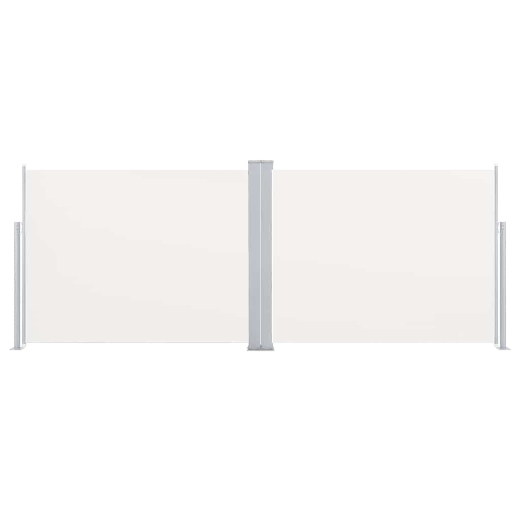 Ausziehbare Seitenmarkise Creme 140 x 1000 cm