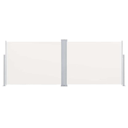 Ausziehbare Seitenmarkise Creme 140 x 1000 cm