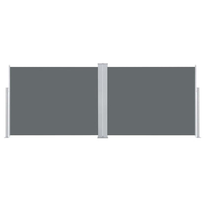 Ausziehbare Seitenmarkise Anthrazit 140 x 1000 cm