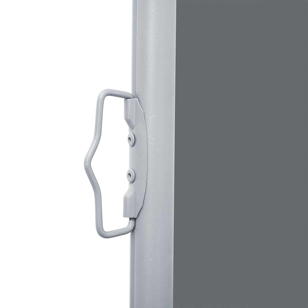 Ausziehbare Seitenmarkise Anthrazit 140 x 1000 cm