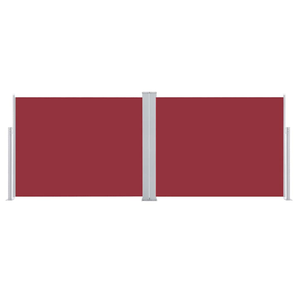 Ausziehbare Seitenmarkise Rot 140 x 1000 cm