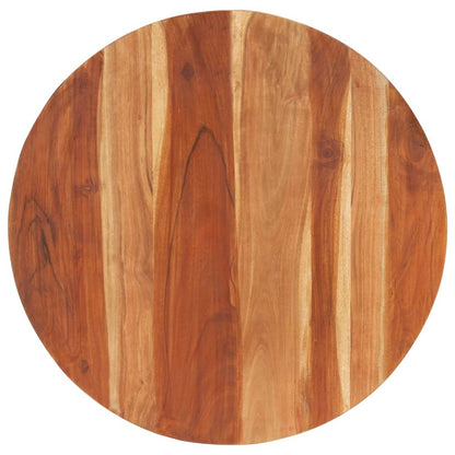 Tischplatte Massivholz Palisander Rund 15-16 mm 80 cm