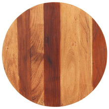 Tischplatte Massivholz Palisander Rund 25-27 mm 60 cm