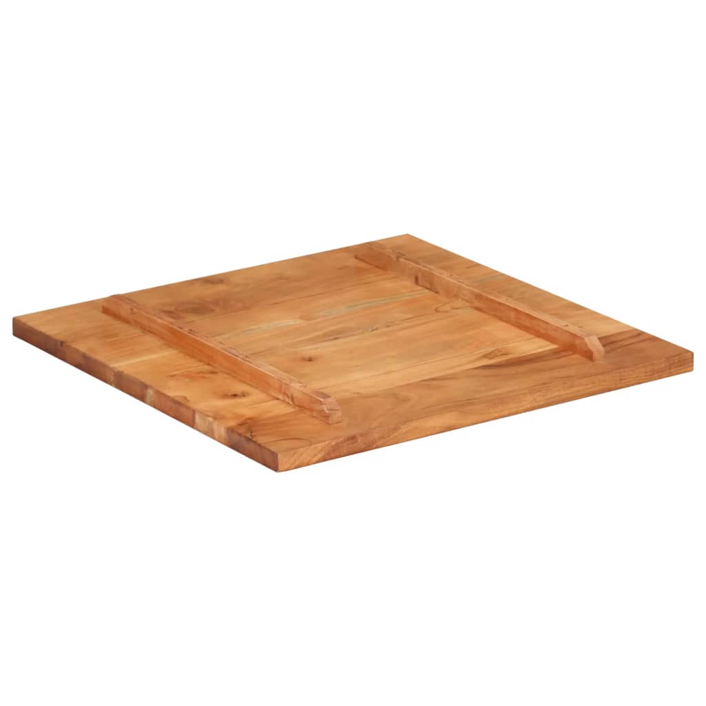 Tischplatte Massivholz Akazie 25-27 mm 60x60 cm