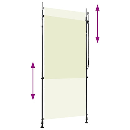 Außenrollo 100 x 270 cm Creme