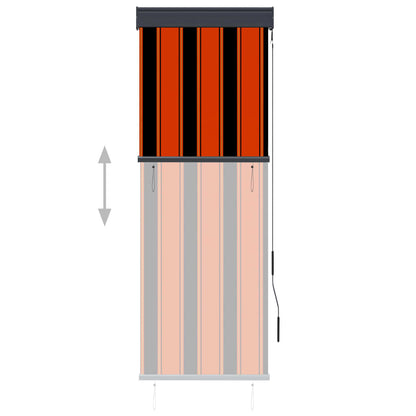 Außenrollo 60 x 250 cm Orange und Braun