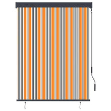 Außenrollo 120 x 250 cm Gelb und Blau