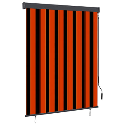Außenrollo 140x250 cm Orange und Braun