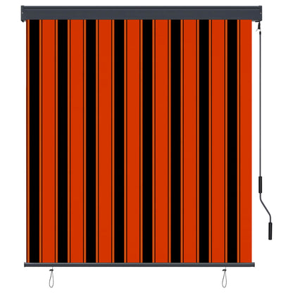 Außenrollo 140x250 cm Orange und Braun