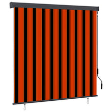Außenrollo 160x250 cm Orange und Braun