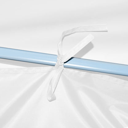 Pop-Up Partyzelt Faltbar mit 8 Seitenwänden 3x9 m Weiß