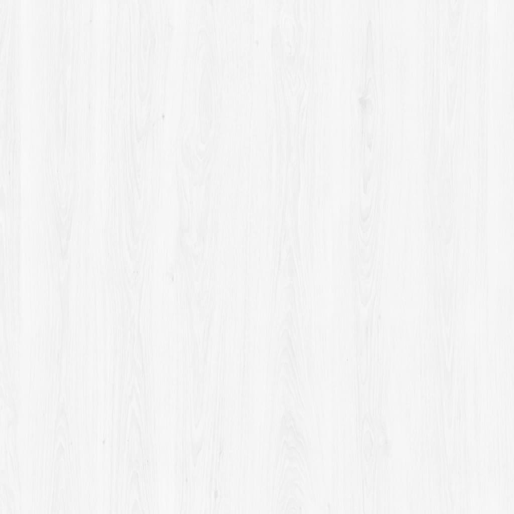 Selbstklebende Türfolien 2 Stk. Weißes Holz 210 x 90 cm PVC