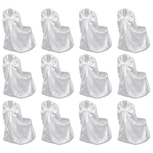 Stuhlhussen für Hochzeit Bankett 12 Stk. Weiß