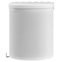 Küchen-Einbau-Mülleimer Kunststoff 12 L Weiß 27 x 31 cm