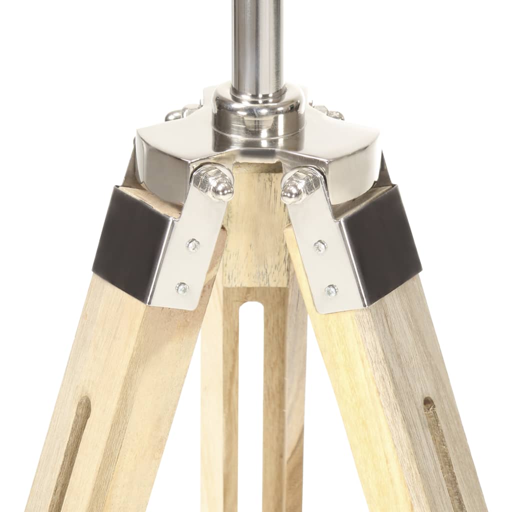 Stehleuchte Dreibein Massivholz Mango 140 cm