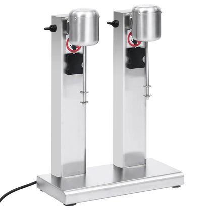 Milchshake-Mixer mit zwei Bechern Edelstahl 2 L