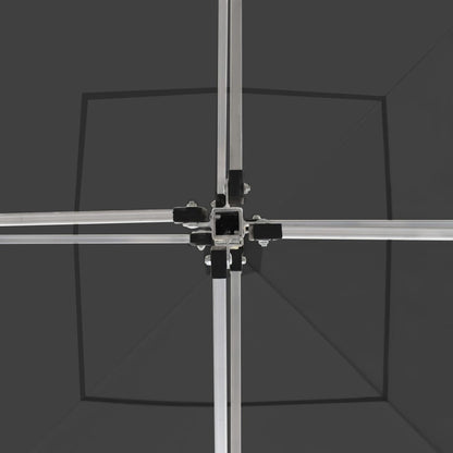 Profi-Partyzelt Faltbar Aluminium 2x2 m Anthrazit