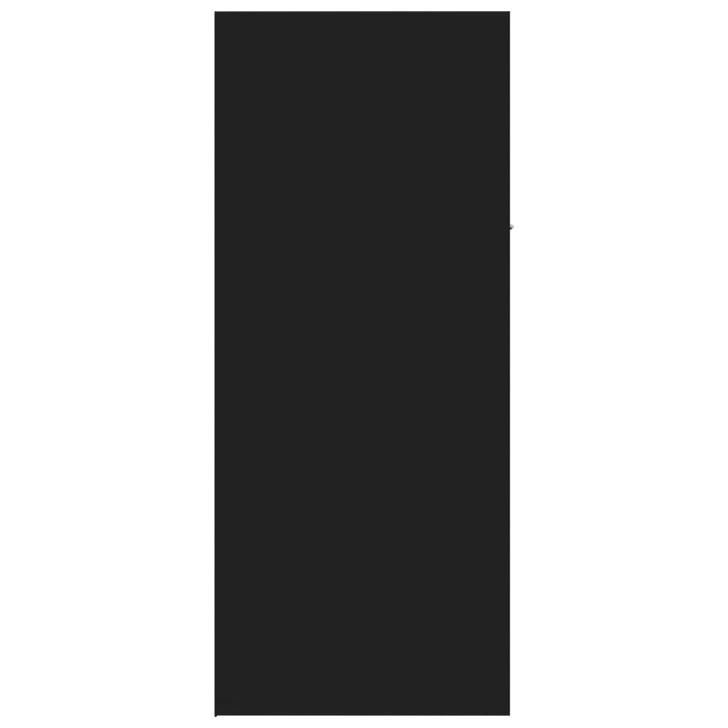 Schuhschrank Schwarz 60x35x84 cm Holzwerkstoff