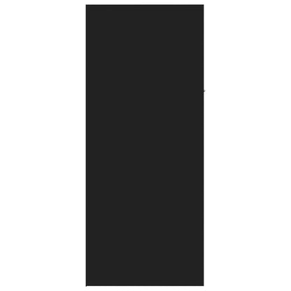 Schuhschrank Schwarz 60x35x84 cm Holzwerkstoff