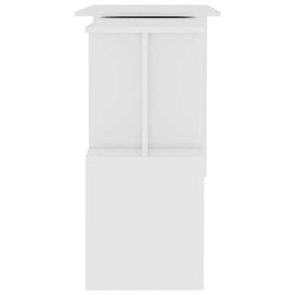 Eckschreibtisch Weiß 200x50x76 cm Holzwerkstoff