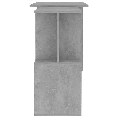 Eckschreibtisch Betongrau 200x50x76 cm Holzwerkstoff