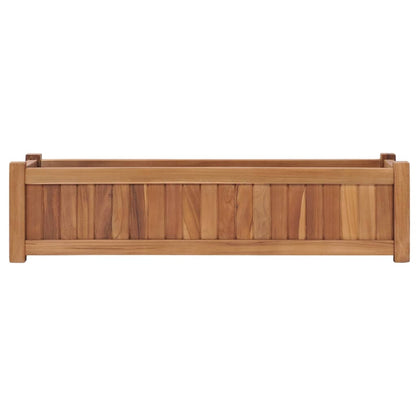 Hochbeet 100x30x25 cm Massivholz Teak