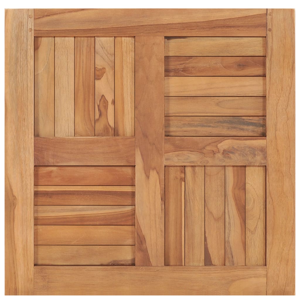 Tischplatte Massivholz Teak 60×60×2,5 cm