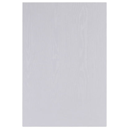 2-tlg. Badmöbel-Set Keramik Weiß