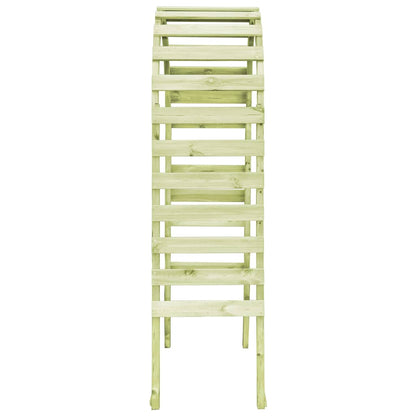 Gartenpergola 130×60×230 cm Kiefernholz Imprägniert