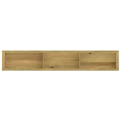 Hochbeet 291 x 50 x 50 cm Kiefernholz Imprägniert